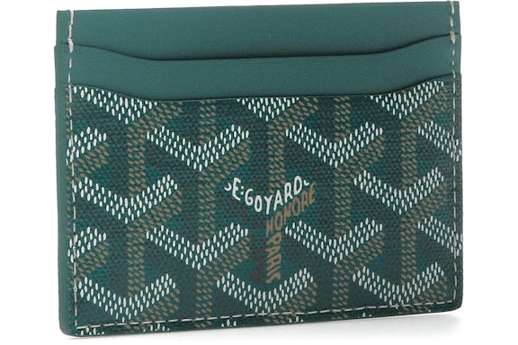 Porte-cartes Goyard Saint-Sulpice vert